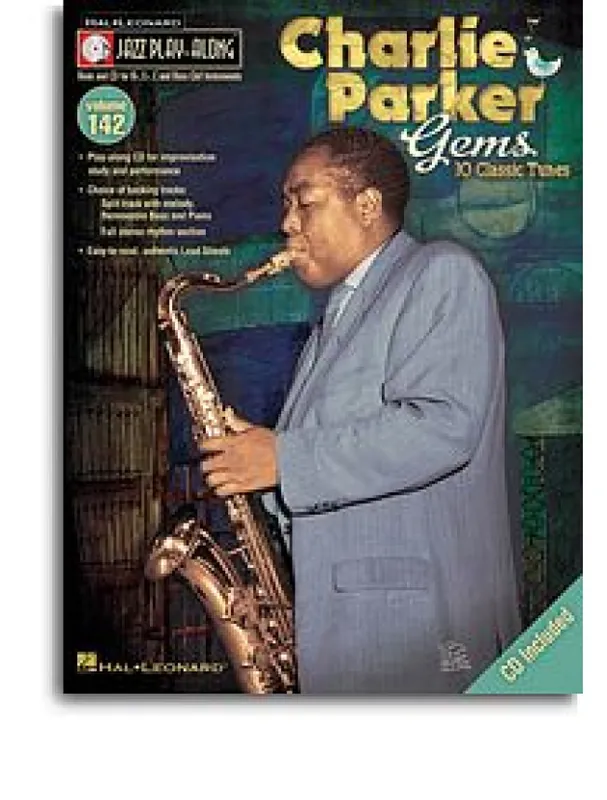 Jazz Play-Along 142 Charlie Parker Gems (noty, nástroje C, Eb, Bb, basového klíče) (+audio) Výhodná Nabídka