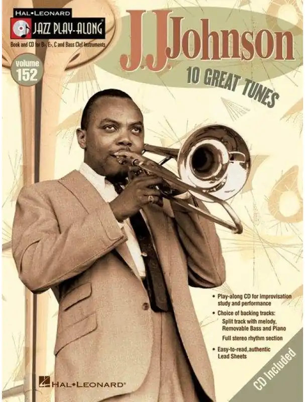 Jazz Play-Along 152 J.J. Johnson (noty na nástroje C, Eb, Bb, basového klíče) (+audio) Bezpečná Platba