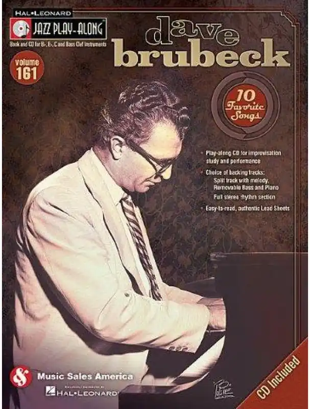 Super Cena Jazz Play-Along 161 Dave Brubeck (noty na nástroje C, Eb, Bb, basového klíče) (+audio)