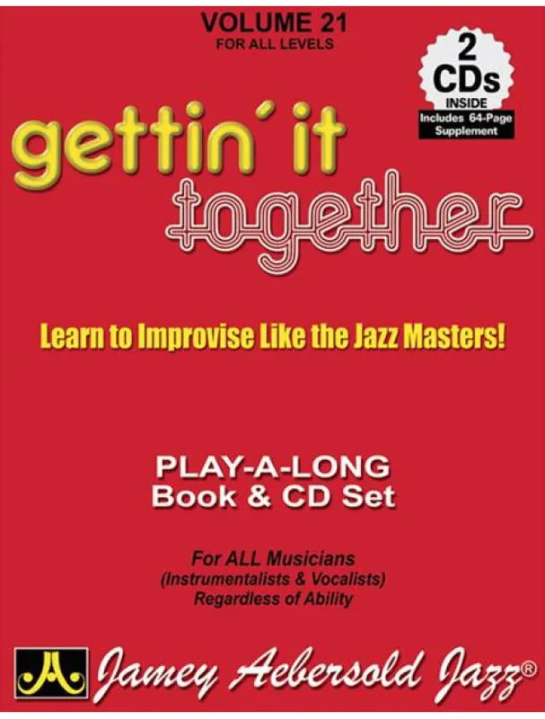 Jazz Play-Along 21 Gettin‘ It Together (noty na nástroje C, Eb, Bb, basového klíče) (+audio) Bezpečná Platba