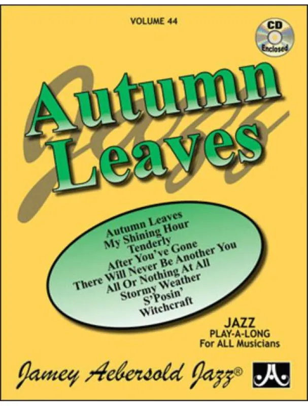 Poslední Šance Jazz Play-Along 44 Autumn Leaves (noty na nástroje C, Eb, Bb, basového klíče) (+audio)