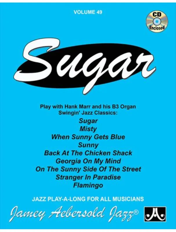 Tovární Cena Jazz Play-Along 49 Sugar (noty na nástroje C, Eb, Bb, basového klíče) (+audio)