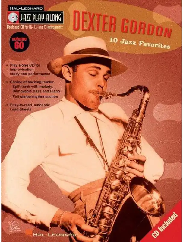 Super Cena Jazz Play-Along 60 Dexter Gordon (noty na nástroje C, Eb, Bb) (+audio)