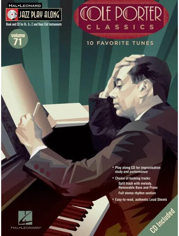 Přímo Od Výrobce Jazz Play-Along 71 Cole Porter Classics (noty na nástroje C, Eb, Bb) (+audio)