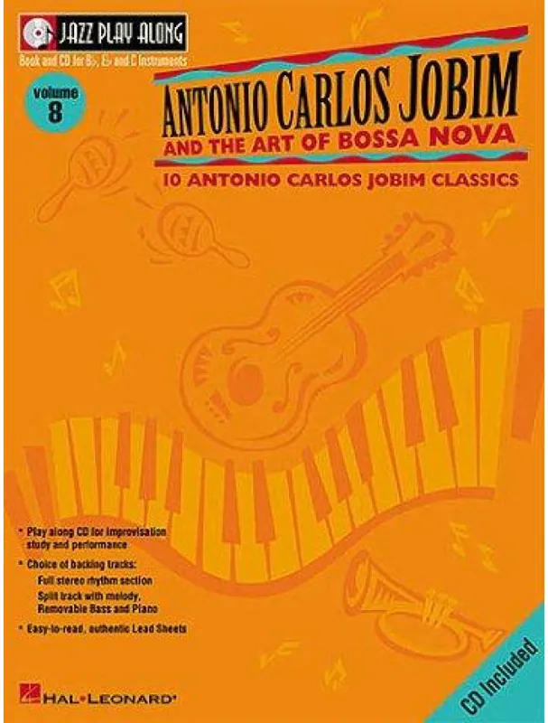 Tovární Cena Jazz Play-Along Volume 8 - Antonio Carlos Jobim And The Art Of Bossa Nova (noty, nástroje C, Eb, Bb) (+audio)