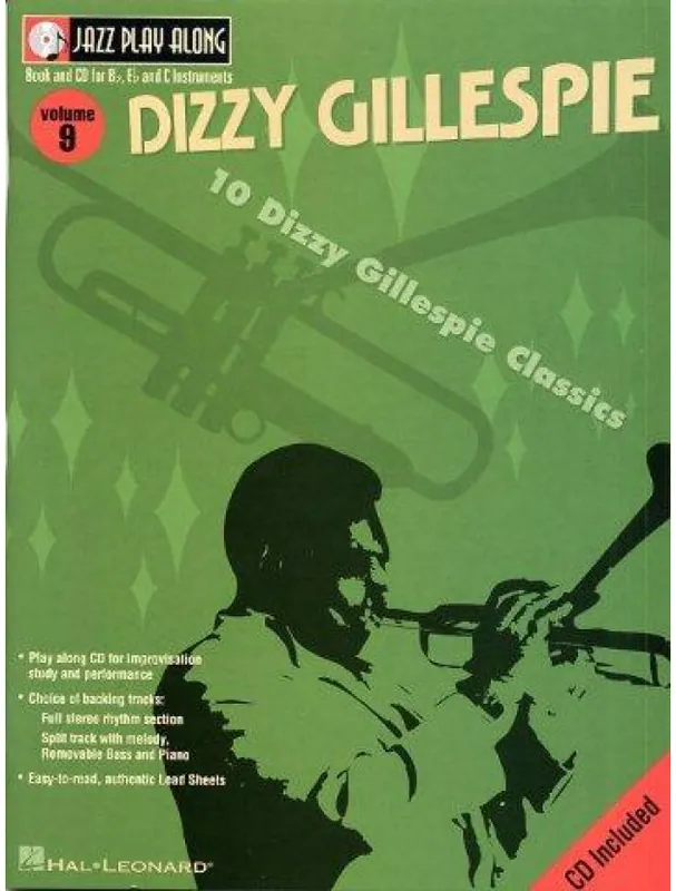 Jazz Play-Along Volume 9 - Dizzy Gillespie (noty, nástroje C, Eb, Bb) (+audio) Levný