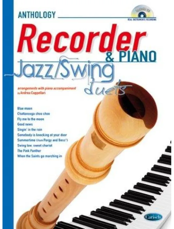 Jazz Swing Duets for Recorder & Piano (noty na zobcovou flétnu, klavír) (+audio) Časově Omezené