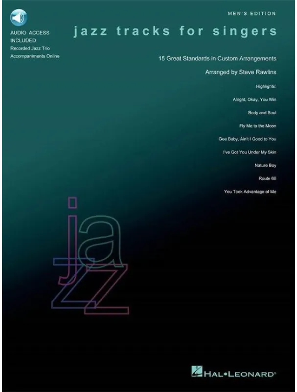 Jazz Tracks for Singers - Men‘s Edition (noty na zpěv)(+audio) Expresní Doručení