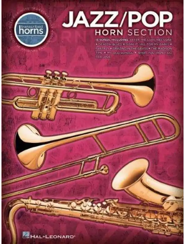 Jazz/Pop Horn Section - Transcribed Horns (noty, saxofon, pozoun, trubka) Bezpečná Platba