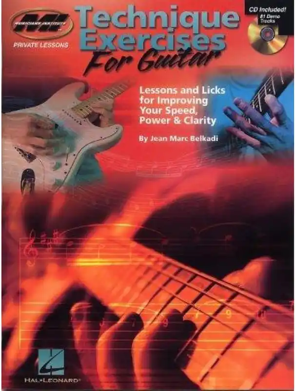 Jean Marc Belkadi Technique Exercises For Guitar (noty, tabulatury na kytaru) (+audio) Vysoce Kvalitní