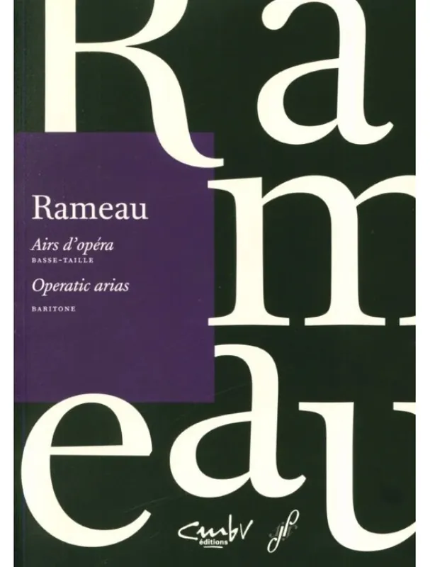 Zlevněný Jean-Philippe Rameau Airs d‘Opéra - Basse-Taille (noty na klavír, zpěv)