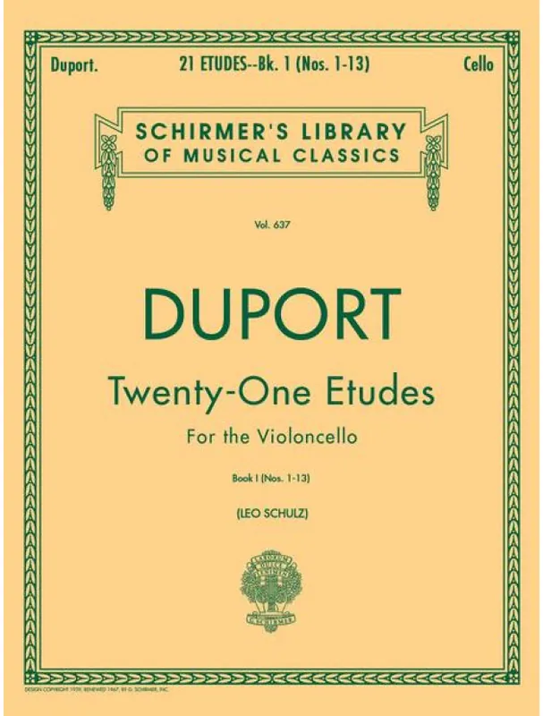 Jean-Pierre Duport 21 Etudes - Nos 1-13, Book 1 (noty na violoncello) Ihned K Objednání