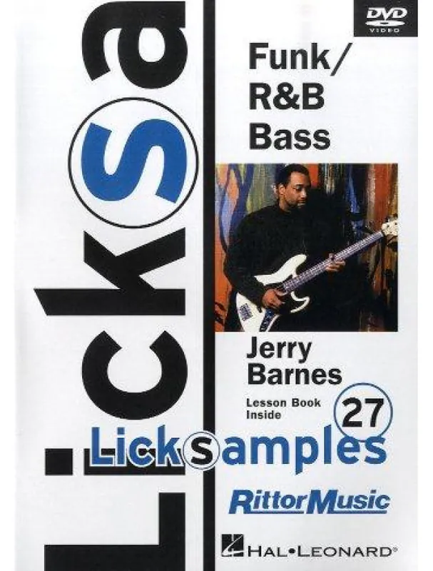 Víkendová Akce Jerry Barnes Funk/R&B Bass Lick Samples (video škola hry na baskytaru)