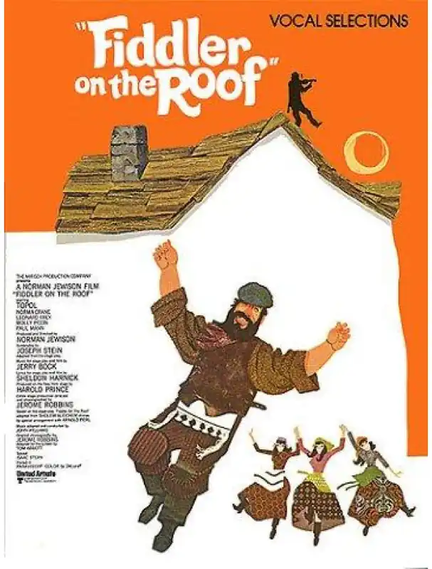 Finální Výprodej Jerry Bock Fiddler On The Roof (Šumař na střeše) - Vocal Selections (noty, klavír, zpěv, kytara, akordy)