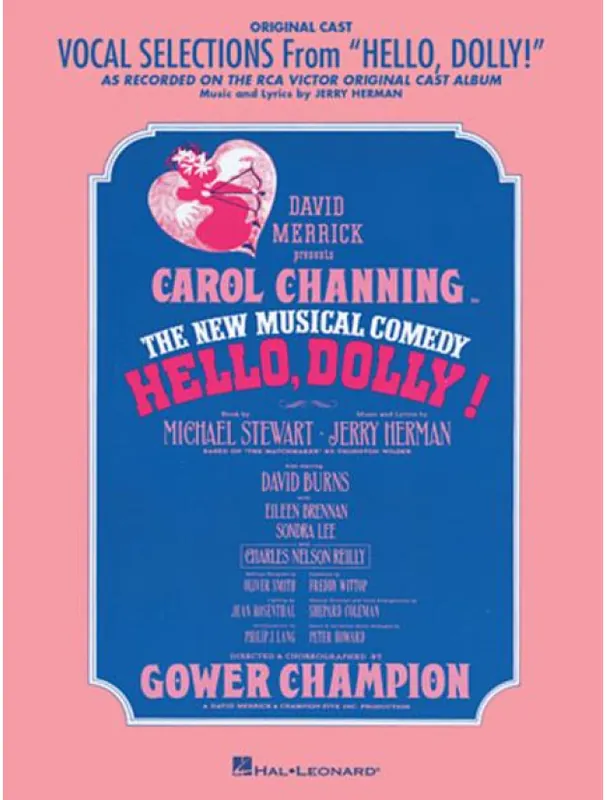 Bezpečná Platba Jerry Herman Hello, Dolly! (noty na zpěv, klavír, akordy)