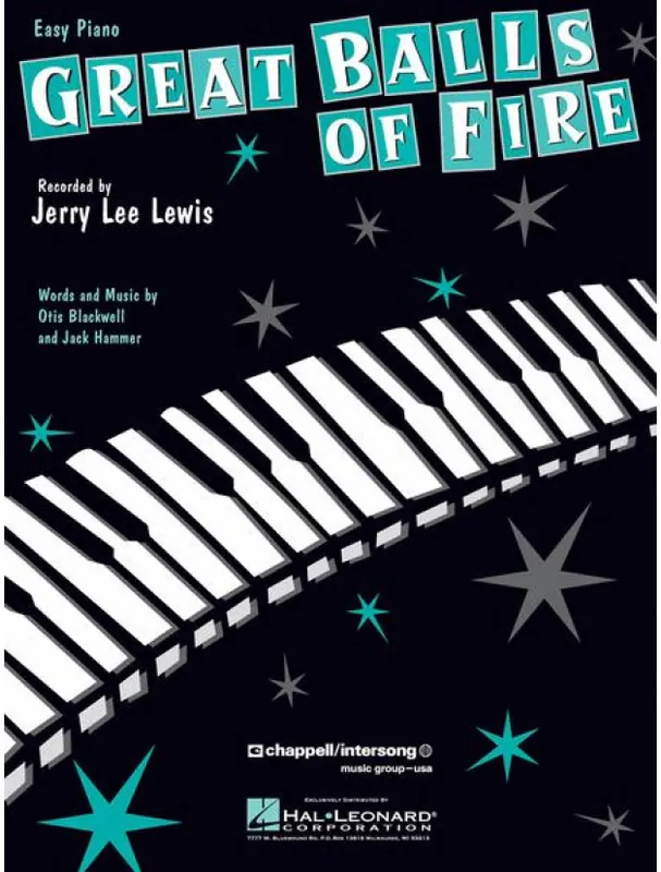 Jerry Lee Lewis Great Balls of Fire (noty na snadný klavír) Oblíbený