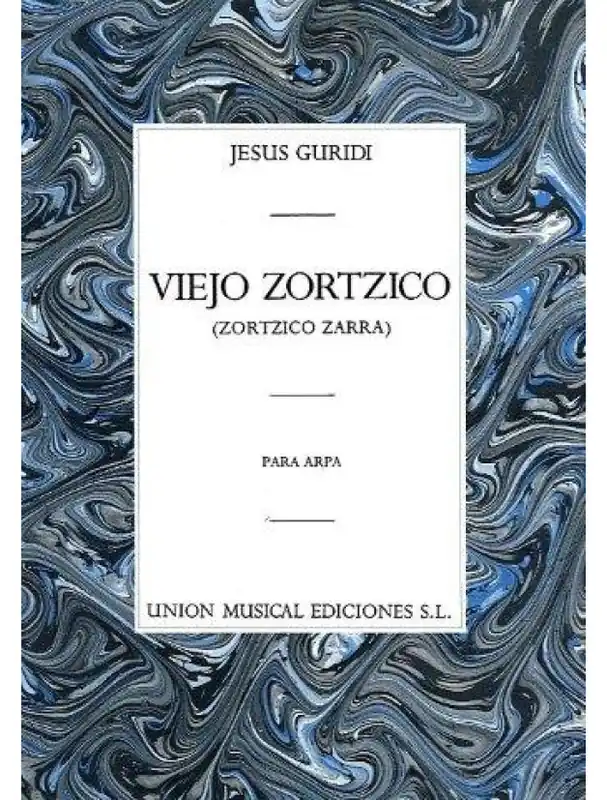 Akce Jesus Guridi Viejo Zortzico For Harp (noty na harfu)