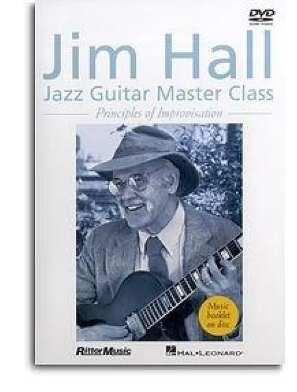Rychlé Dodání Jim Hall Jazz Guitar Master Class - Principles Of Improvisation (video škola hry na kytaru)