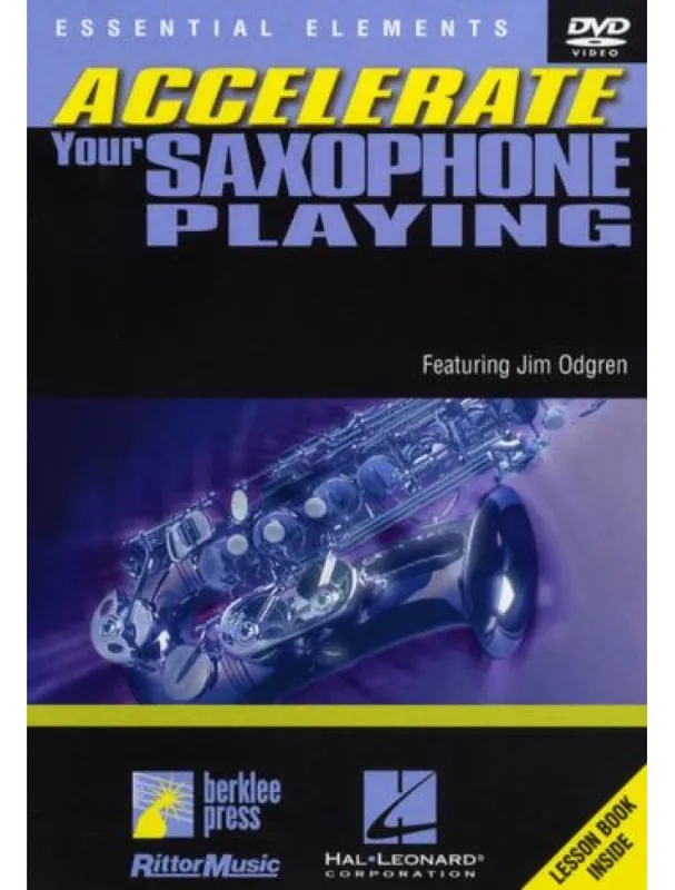 Super Cena Jim Odgren Accelerate Your Saxophone Playing (video škola hry pro saxofon)