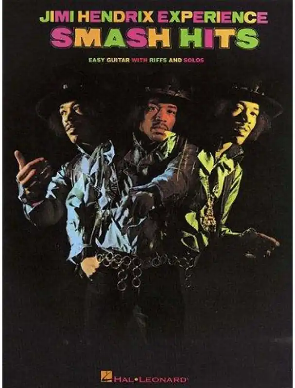 Originální Jimi Hendrix Smash Hits - Easy Guitar (tabulatury, noty, kytara)