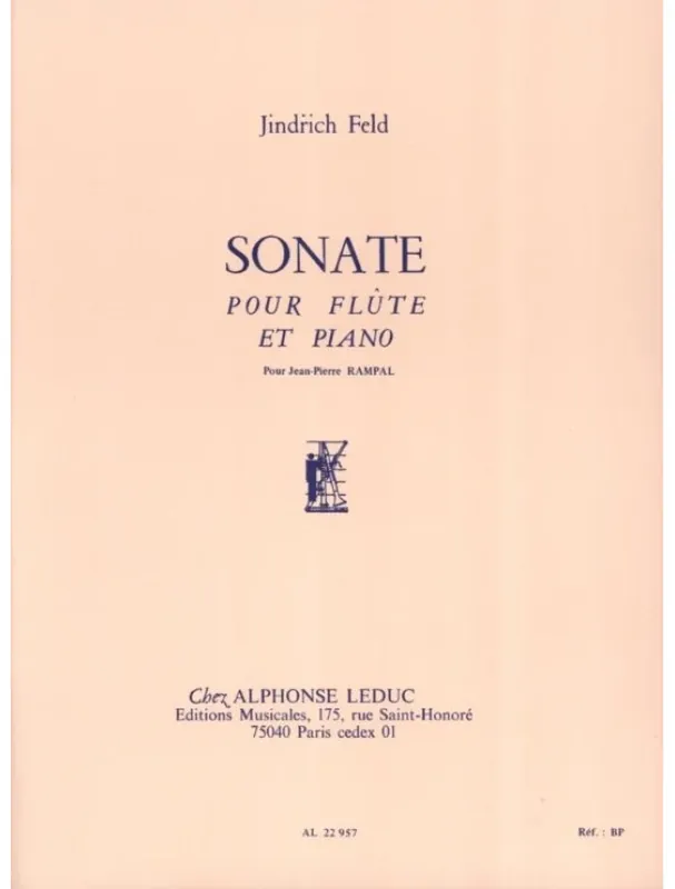 Sleva Jindřich Feld Sonate (noty na příčnou flétnu, klavír)