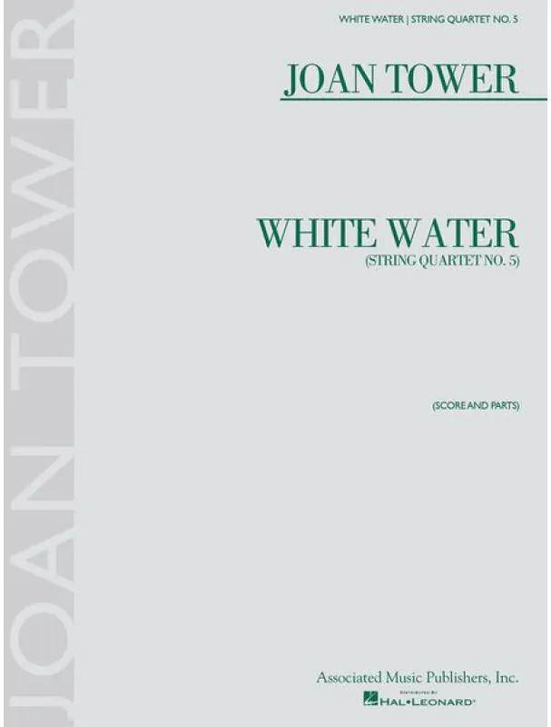 Joan Tower White Water String Quartet No. 5 (noty pro smyčcový kvartet) Autentický