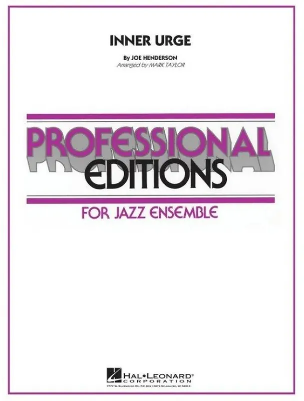 Joe Henderson Inner Urge (noty pro jazzový orchestr, party, partitura) Objednat Nyní