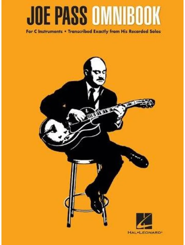 Levný Joe Pass Omnibook - C Instruments (noty na C nástroje, tabulatury na kytaru)