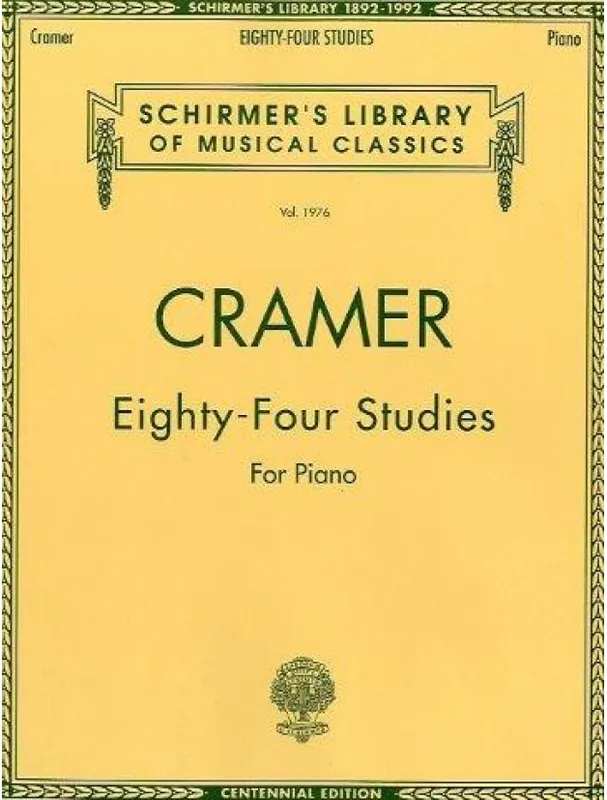Cenový Hit Johann Cramer 84 Studies For Piano (noty na sólo klavír)