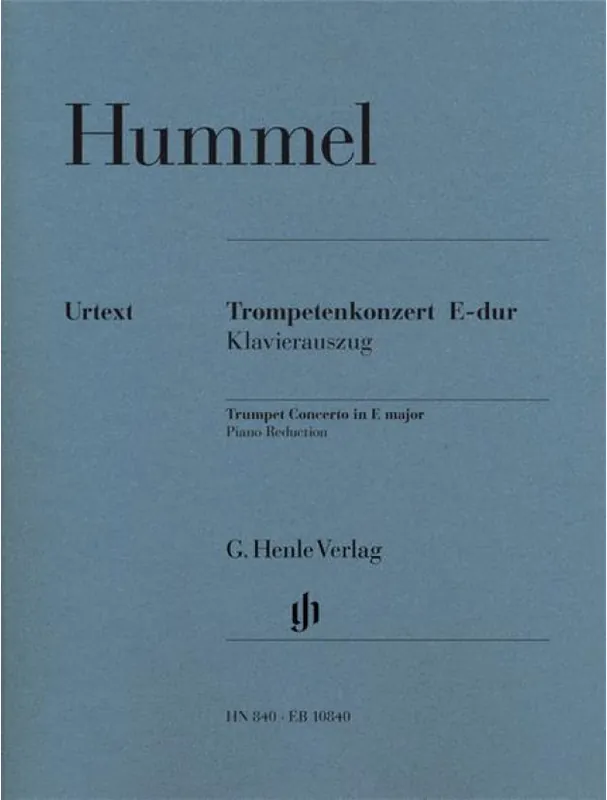 Časově Omezené Johann Nepomuk Hummel Trumpet Concerto in E Major (noty na trubku, klavír)