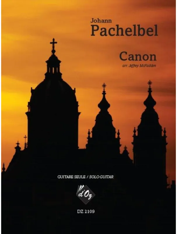 Vysoce Kvalitní Johann Pachelbel Canon in D (noty na kytaru)