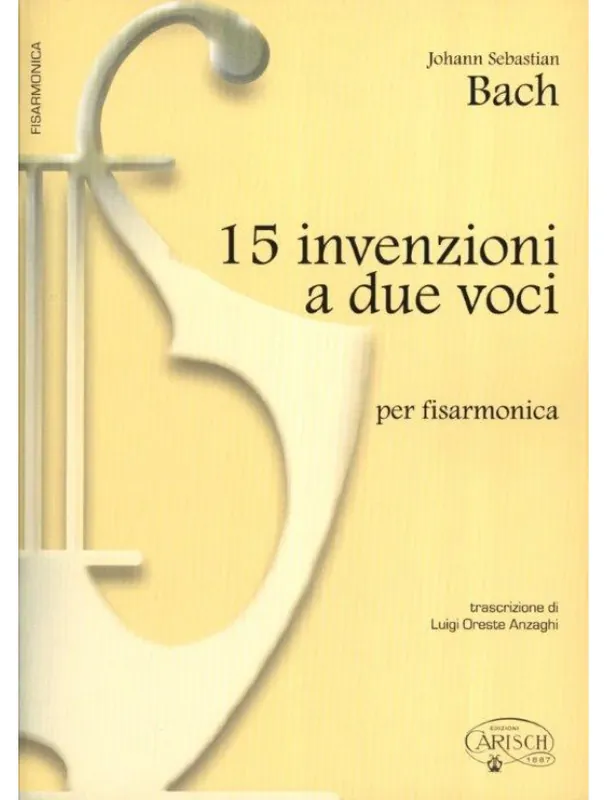 Johann Sebastian Bach 15 Invenzioni A 2 Voci (noty na akordeon) Cenově Výhodný