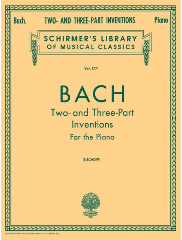 Top Prodej Johann Sebastian Bach 2- and 3-Part Inventions (noty na klavír)
