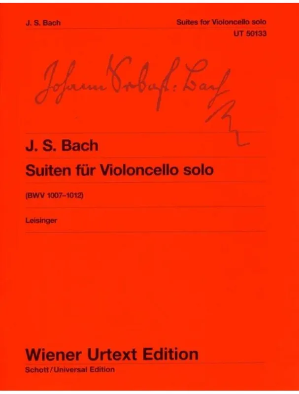 Johann Sebastian Bach Cello Suites BWV 1007-1012 (noty na violoncello) Přímo Od Výrobce