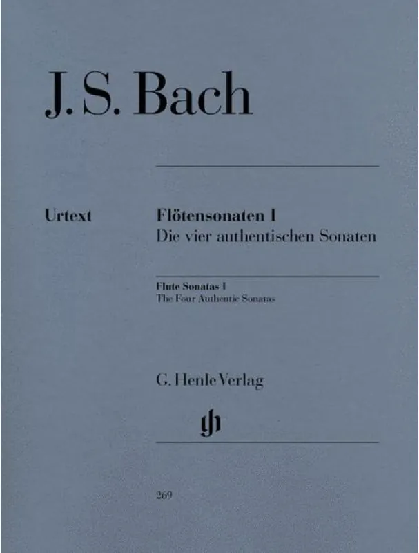 Výhodná Nabídka Johann Sebastian Bach Flute Sonatas 1 - Four Authentic Sonatas (noty na příčnou flétnu, klavír)