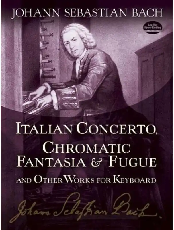 Johann Sebastian Bach Italian Concerto, Chromatic Fantasia And Fugue (noty na klavír) Horká Nabídka