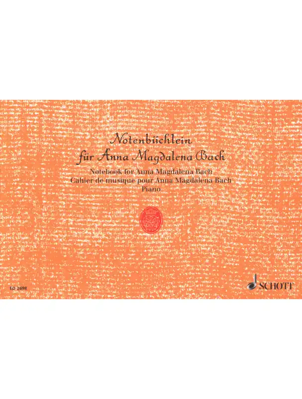 Hit Sezóny Johann Sebastian Bach Notenbüchlein für Anna Magdalena Bach (noty na klavír)