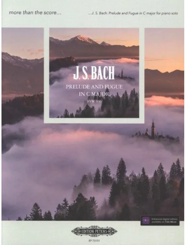 Johann Sebastian Bach Prelude and Fugue in C major BWV846 (noty na klavír) Akční Cena
