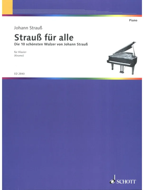 Johann Strauss Strauss Für Alle (noty na klavír) Víkendová Akce