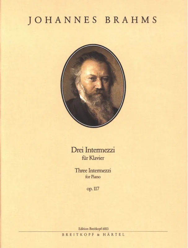 Johannes Brahms 3 Intermezzi op. 117 (noty, klavír) Nízká Cena