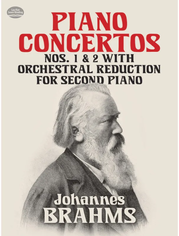 Johannes Brahms Concerten 1 & 2 (noty na čtyřruční klavír) Oblíbený