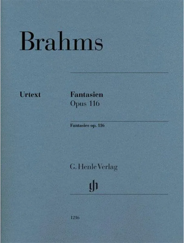 Levný Johannes Brahms Fantasies Op. 116 (noty na klavír)