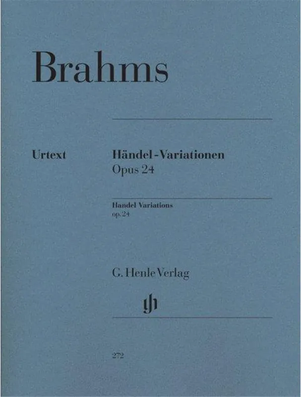 Jen Po Omezenou Doba Johannes Brahms Händel-Variations Op. 24 (noty na klavír)