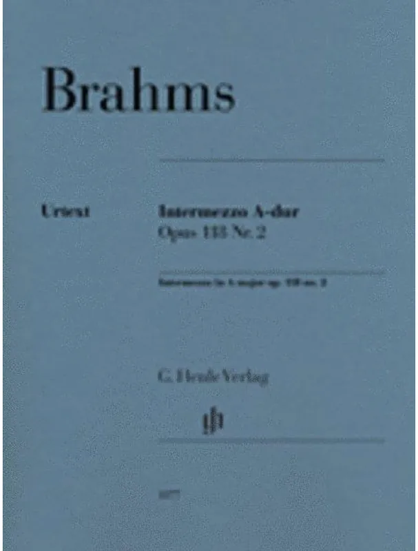 Přímo Od Výrobce Johannes Brahms Intermezzo A-dur (noty na klavír)