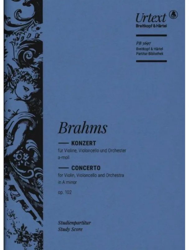 Sleva Johannes Brahms Konzert a-moll op. 102 (noty, partitura)