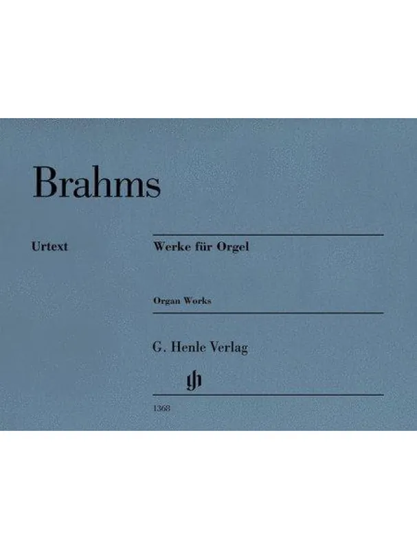 Johannes Brahms Organ Works (noty na varhany) Akce