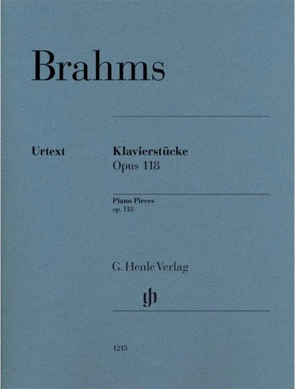 Objednat Nyní Johannes Brahms Piano Pieces Op. 118, Nos. 1-6 (noty na klavír)