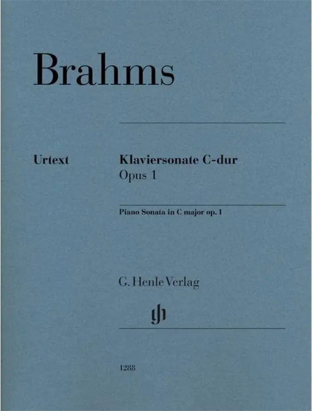 Rychlé Dodání Johannes Brahms Piano Sonata In C Op. 1 (noty na klavír)