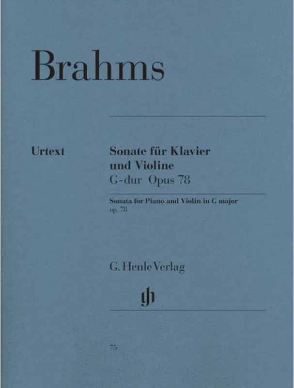 Super Cena Johannes Brahms Sonata For Piano And Violin In G Major Op.78 (noty na housle, klavír)