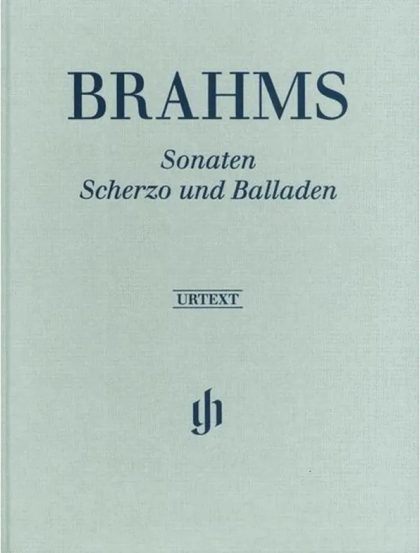 Johannes Brahms Sonatas, Scherzo and Ballads (hardcover) (noty na klavír) Rychlé Dodání